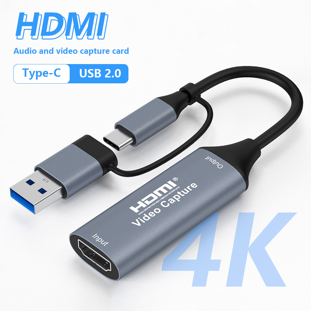 Capture Card 4K Hdmi - Tarjeta de captura de vídeo USB