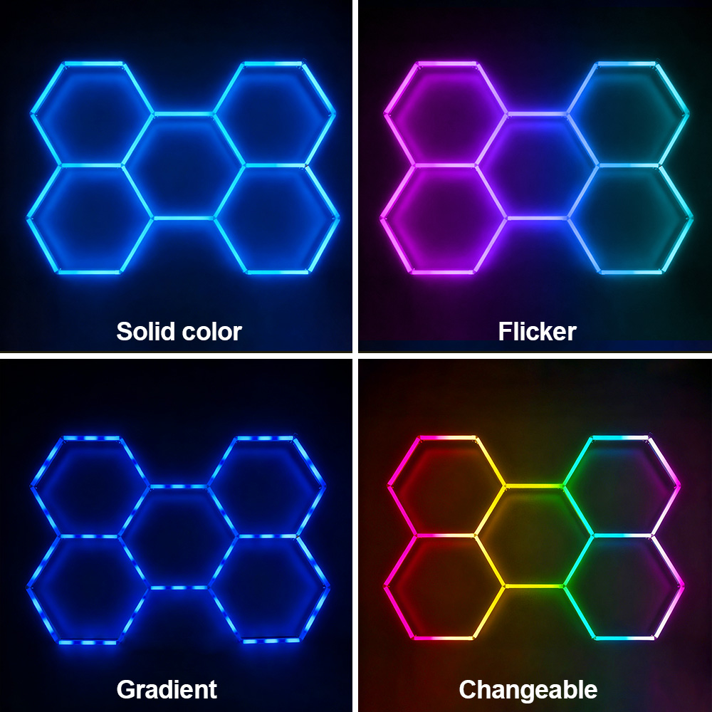 Esports Gaming Remote - Luces LED Hexagonales Inteligentes RGB con