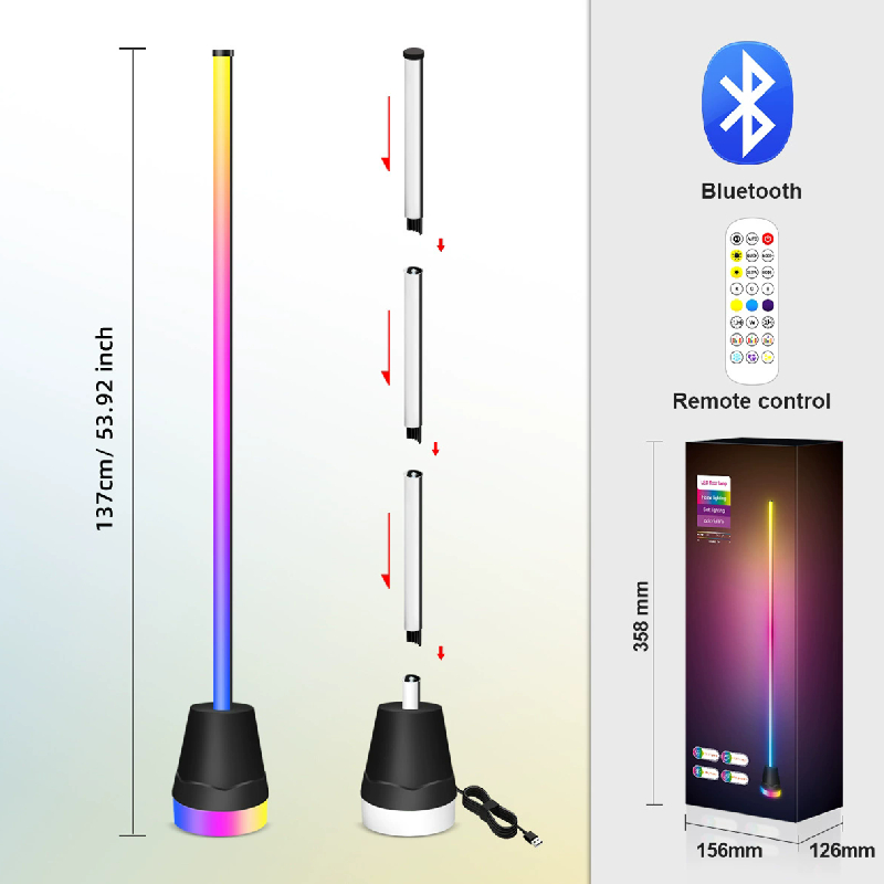 Esports Gaming Remote - Lámpara de Pie RGB 2026 con