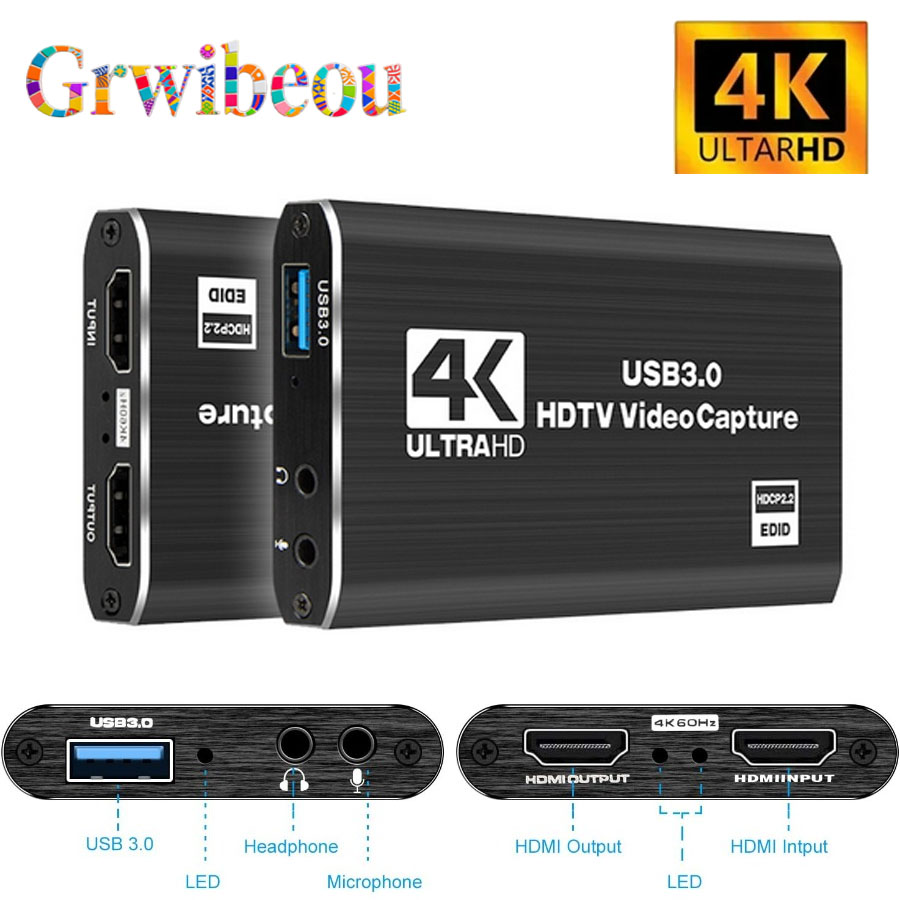 Capture Card 4K Hdmi - Tarjeta de captura de vídeo 4K