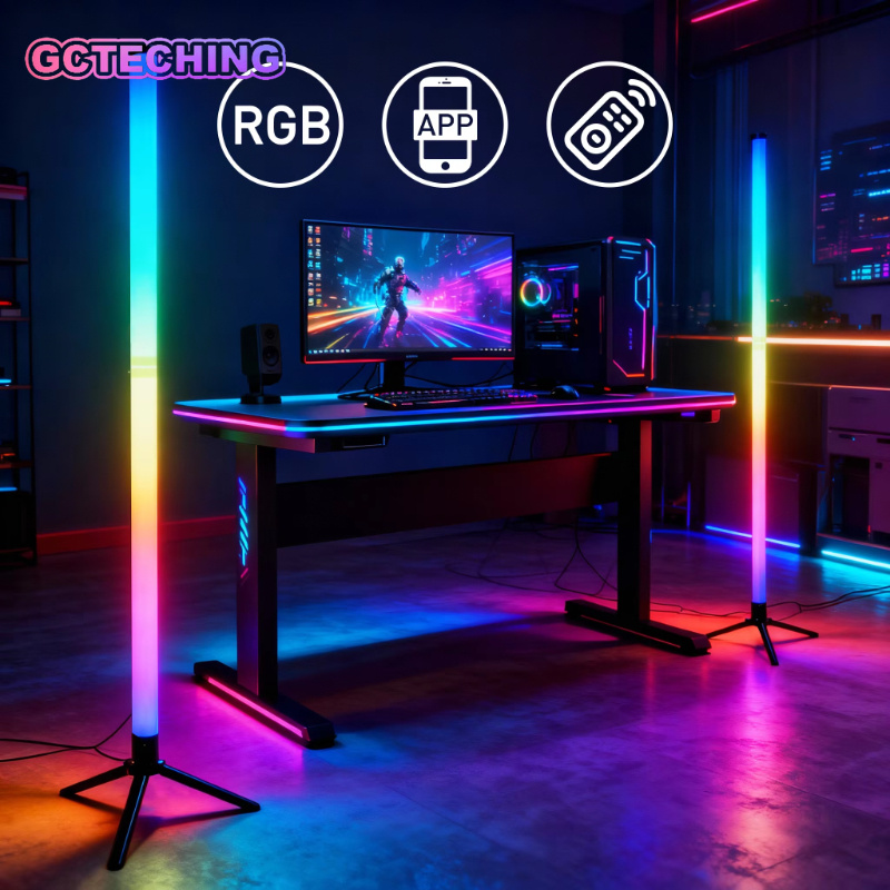 Esports Gaming Remote - Lámpara de Pie LED RGB para