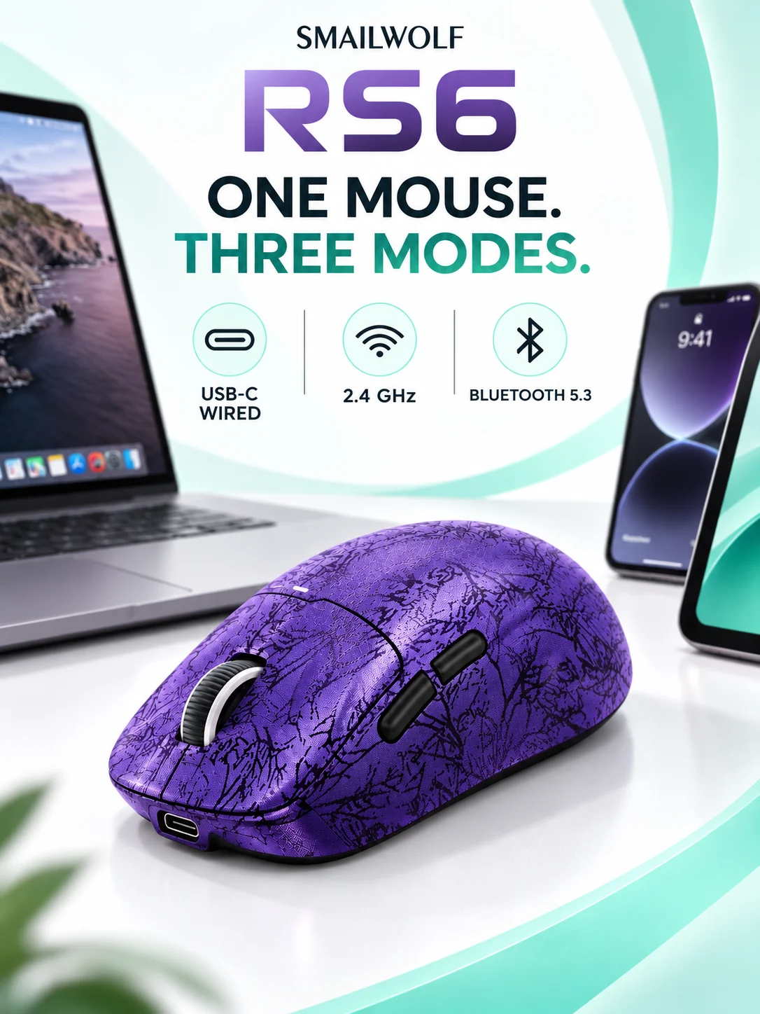 Ratón inalámbrico para juegos  - Esports Gaming Mouse Wireless reseña y precio