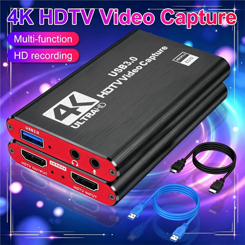 Tarjeta de Captura de Video US - Capture Card 4K Hdmi reseña y precio