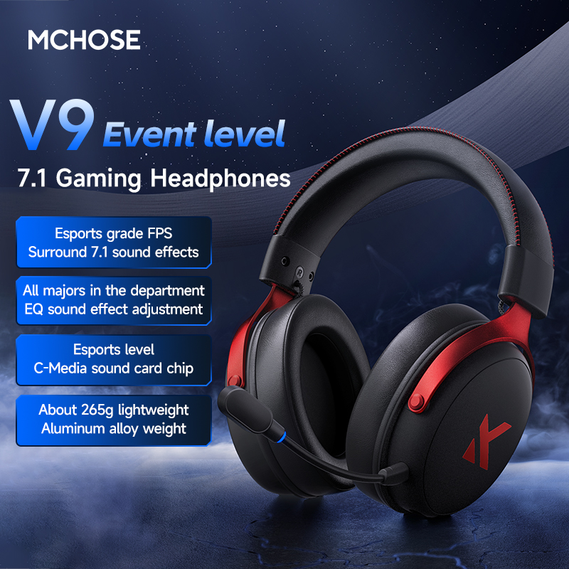 Auriculares MCHOSE V9 Pro 2 co - Esports Wireless Gaming Headset reseña y precio